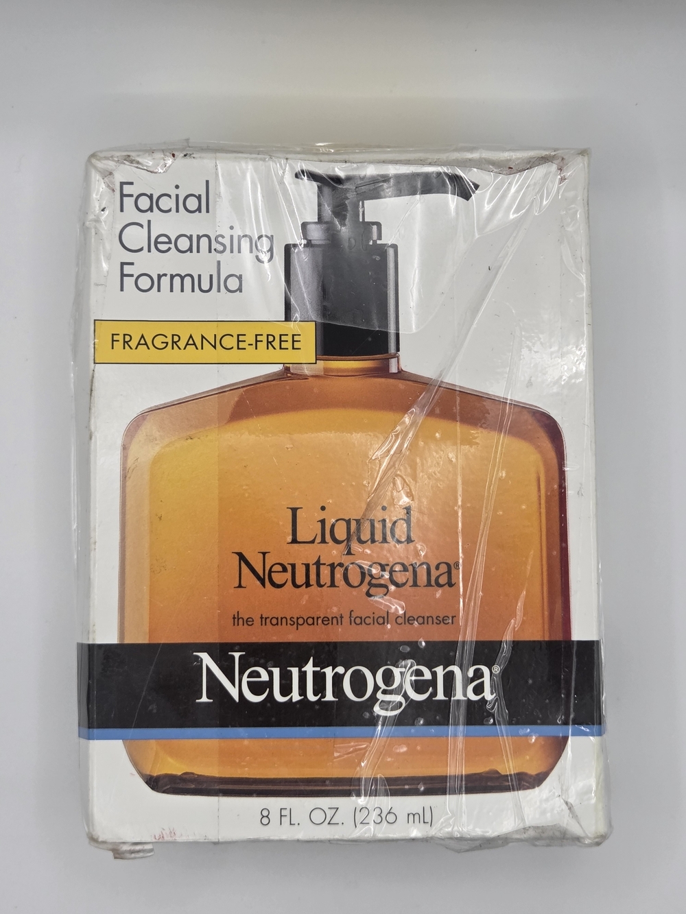 Neutrogena Fragrance-Free Facial Cleanser in Clear/Amber Packaging
